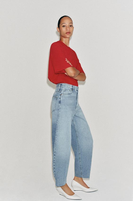JEAN ZW COLLECTION FUSELÉ TAILLE HAUTE - Bleu clair de Zara - Image 0