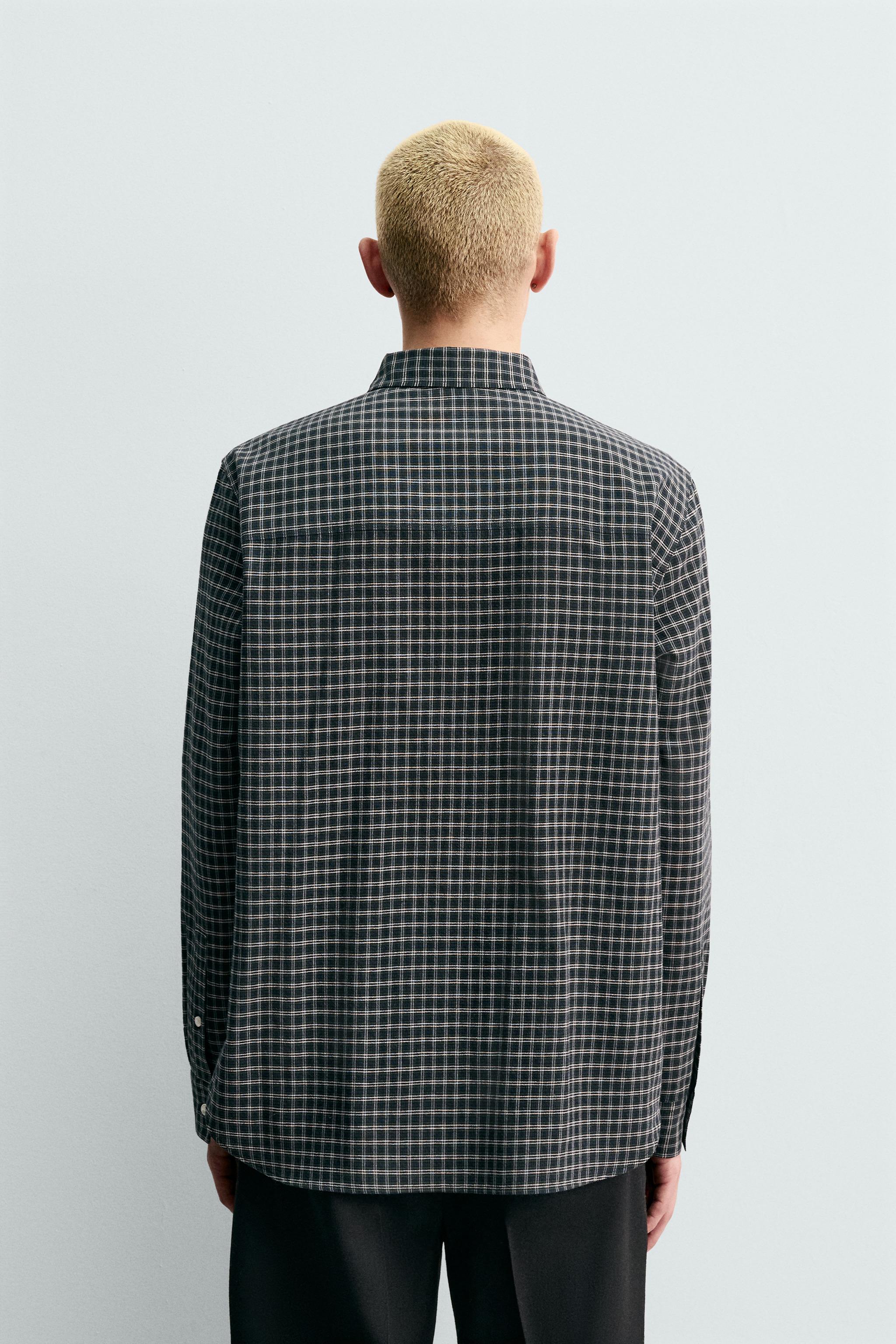 ORIGINS ウール混チェックシャツ - マルチカラ― | ZARA Japan / 日本