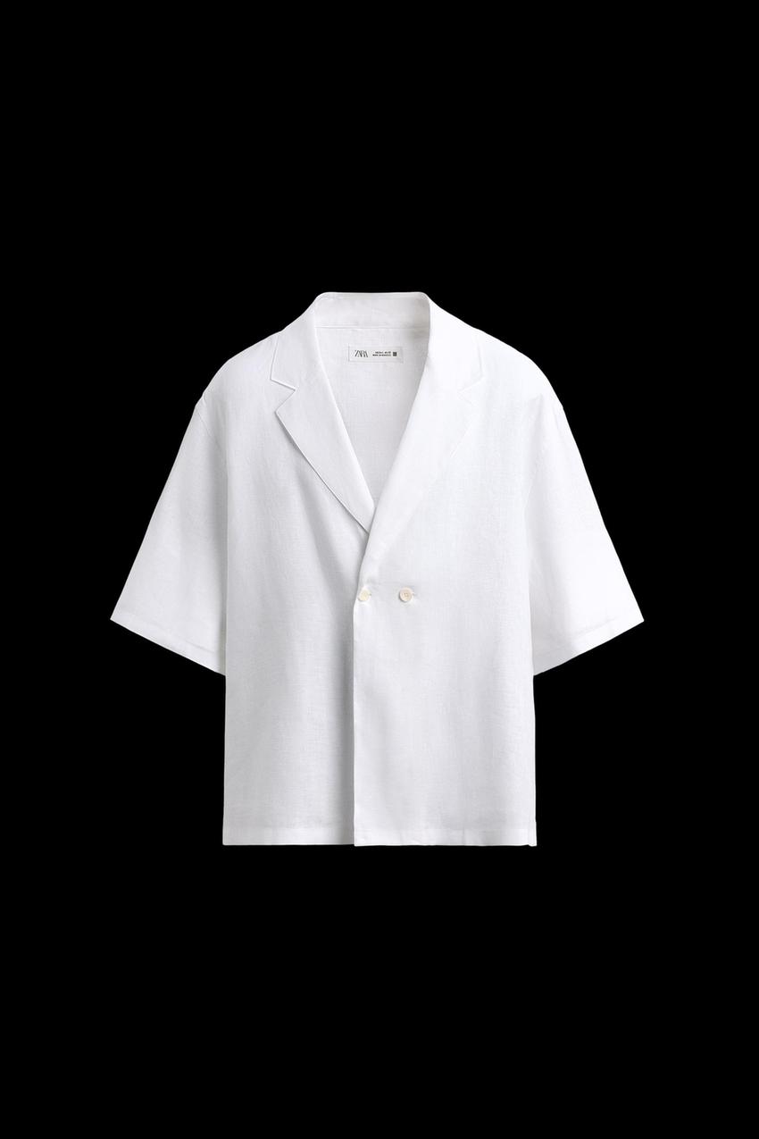 100% LINEN KIMONO SHIRT