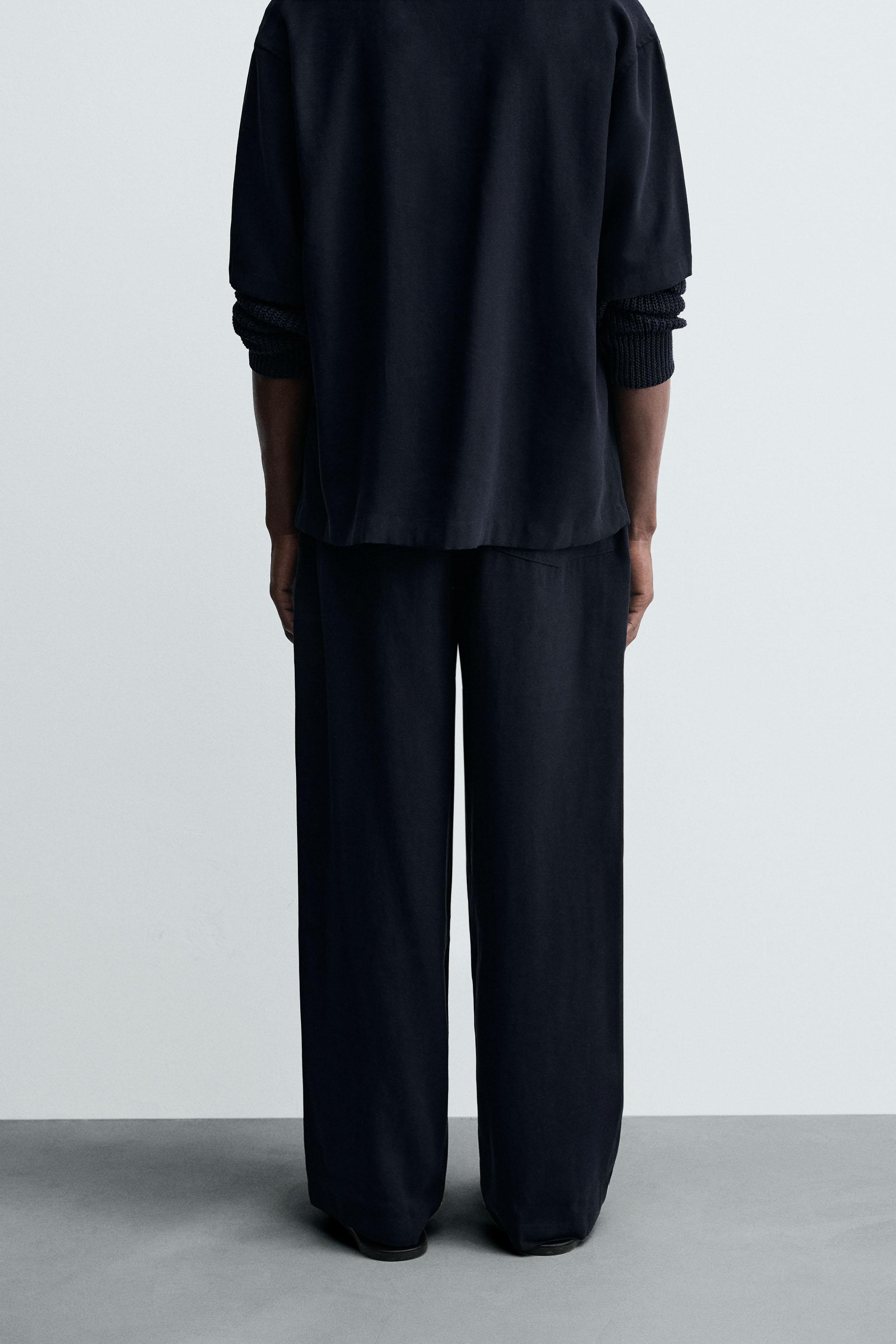 PANTALON COUPE DÉCONTRACTÉE CEINTURE