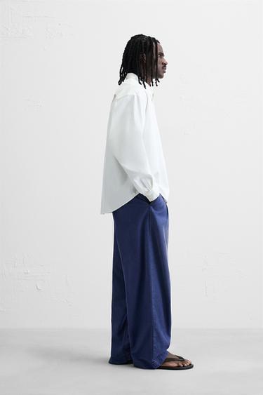 CHEMISE RELAXED FIT - Blanc de Zara - Image 3