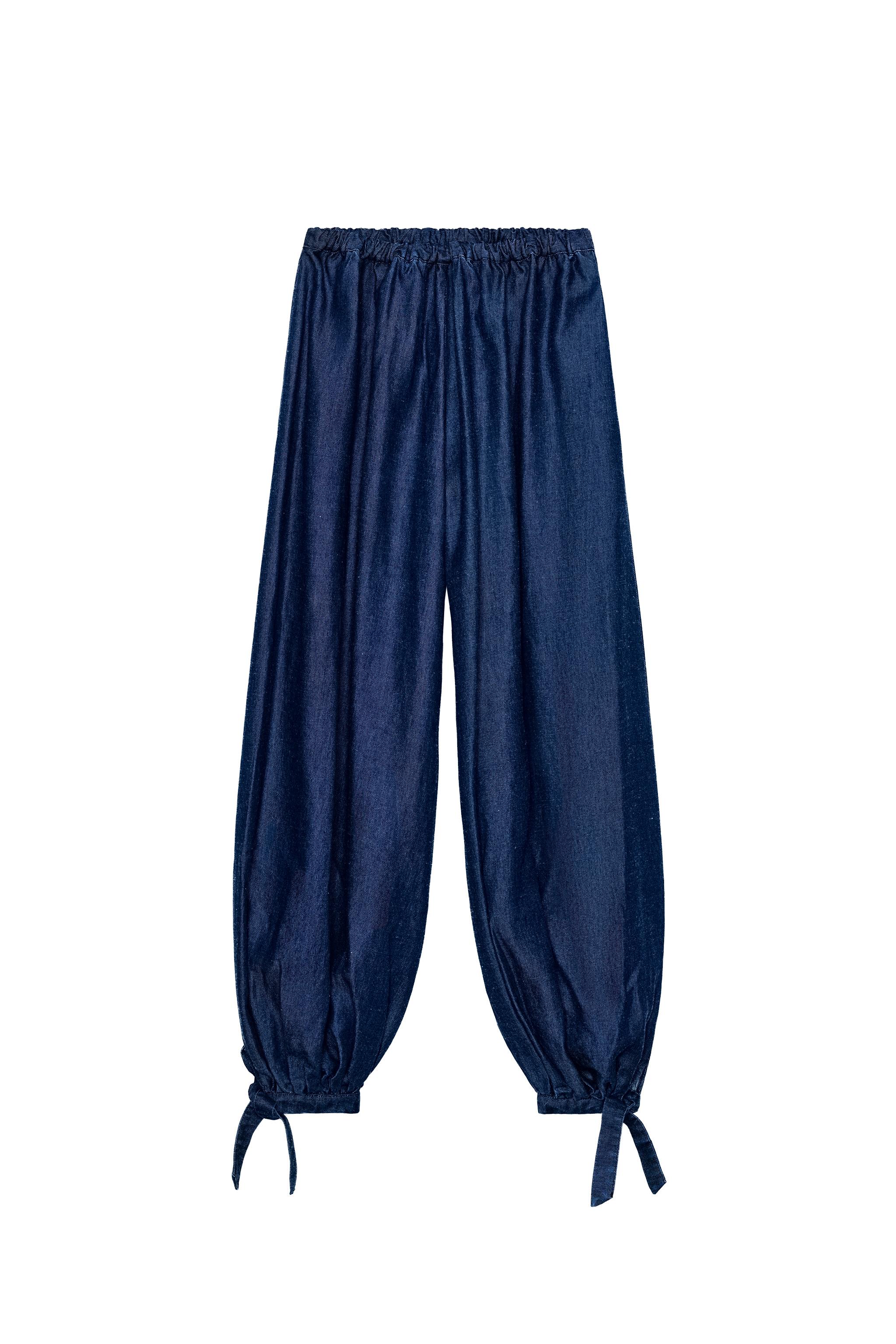 ZW COLLECTION DENIM SAROUEL TROUSERS - Indigo | ZARA South Africa