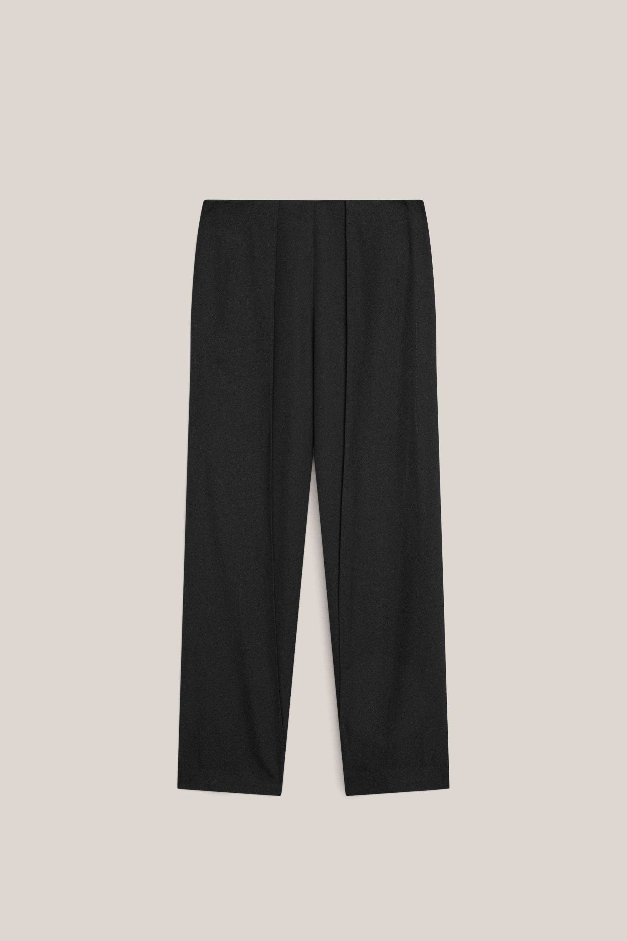 Lightweight trousers with layered detail - LIMITED EDITION — Black