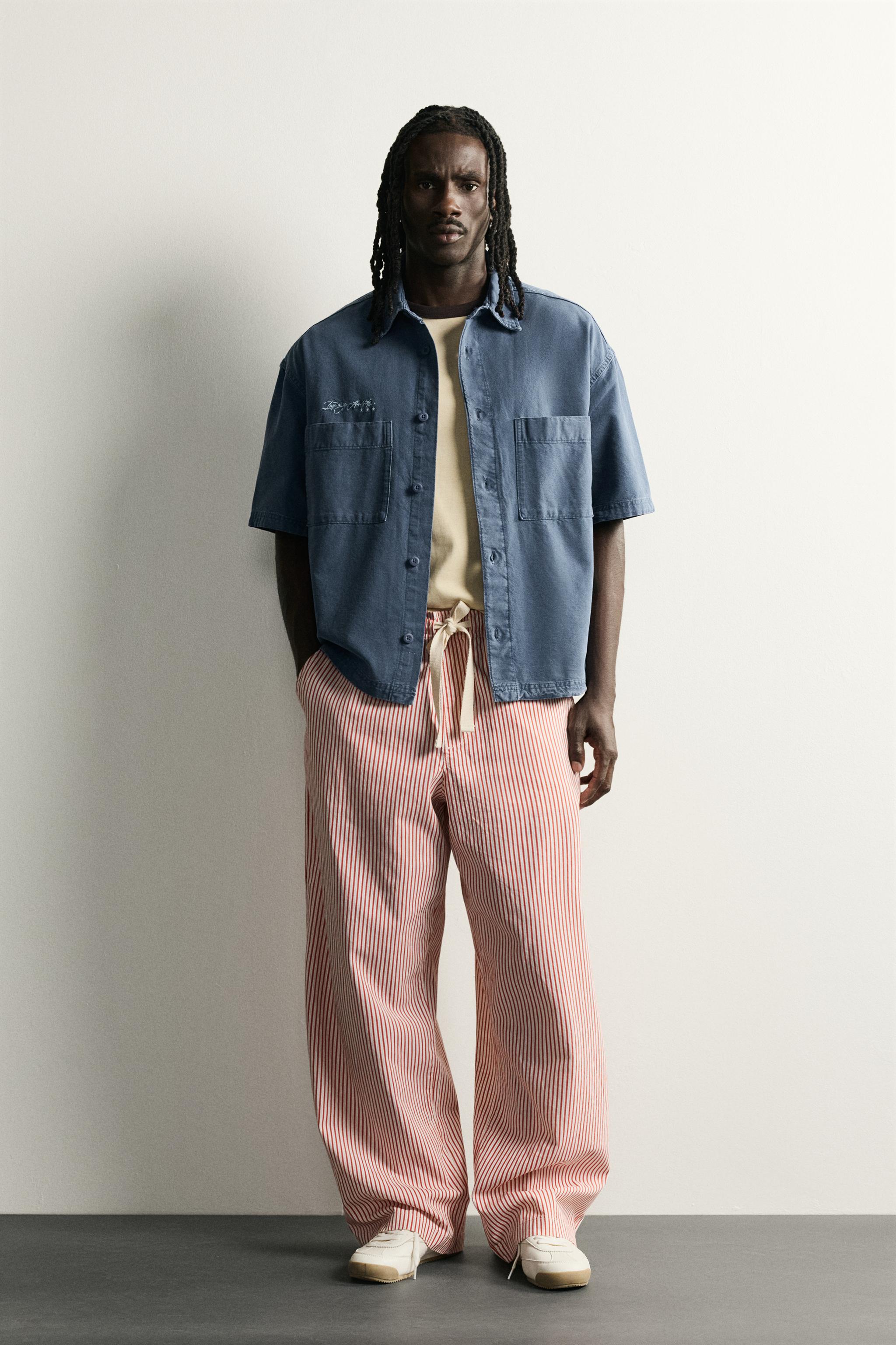 CONTRASTING RELAXED FIT SHIRT