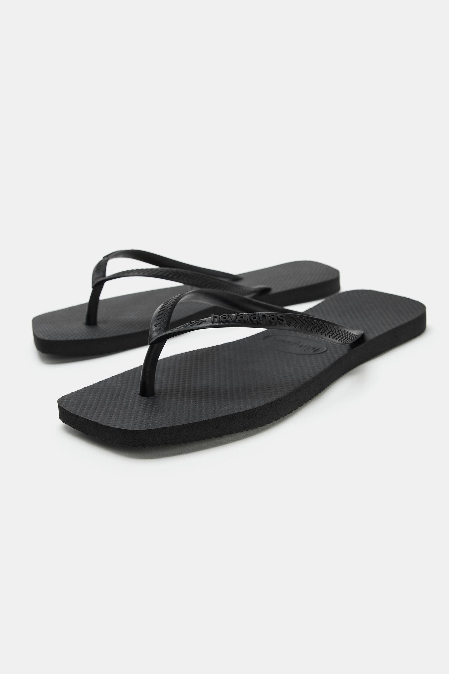Сандалии Havaianas ® x ZARA Sandals, цвет: Чёрный — фото 3