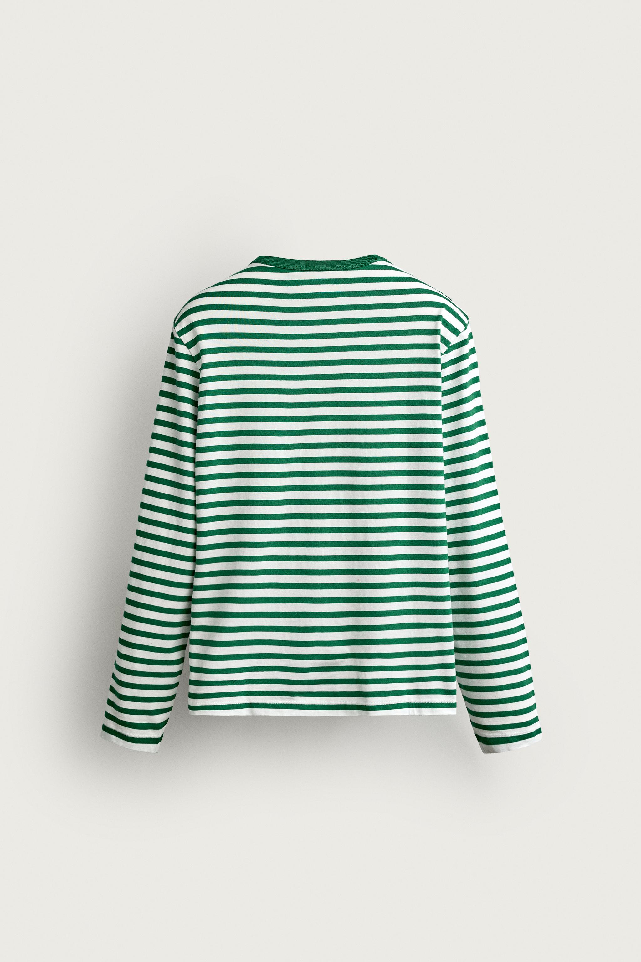 T-SHIRT RAYÉ 0FR. PARIS X ZARA