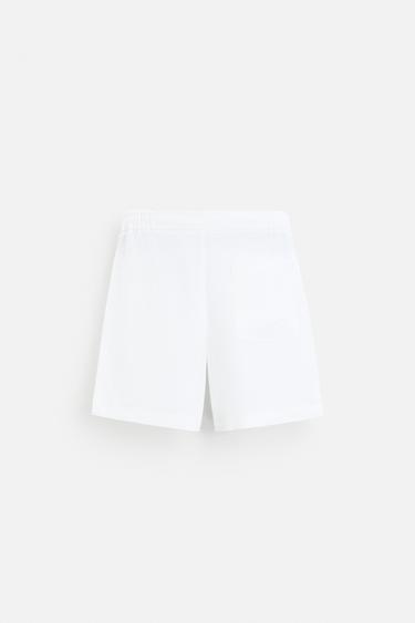 BERMUDA 100 % LIN - Blanc de Zara - Image 6