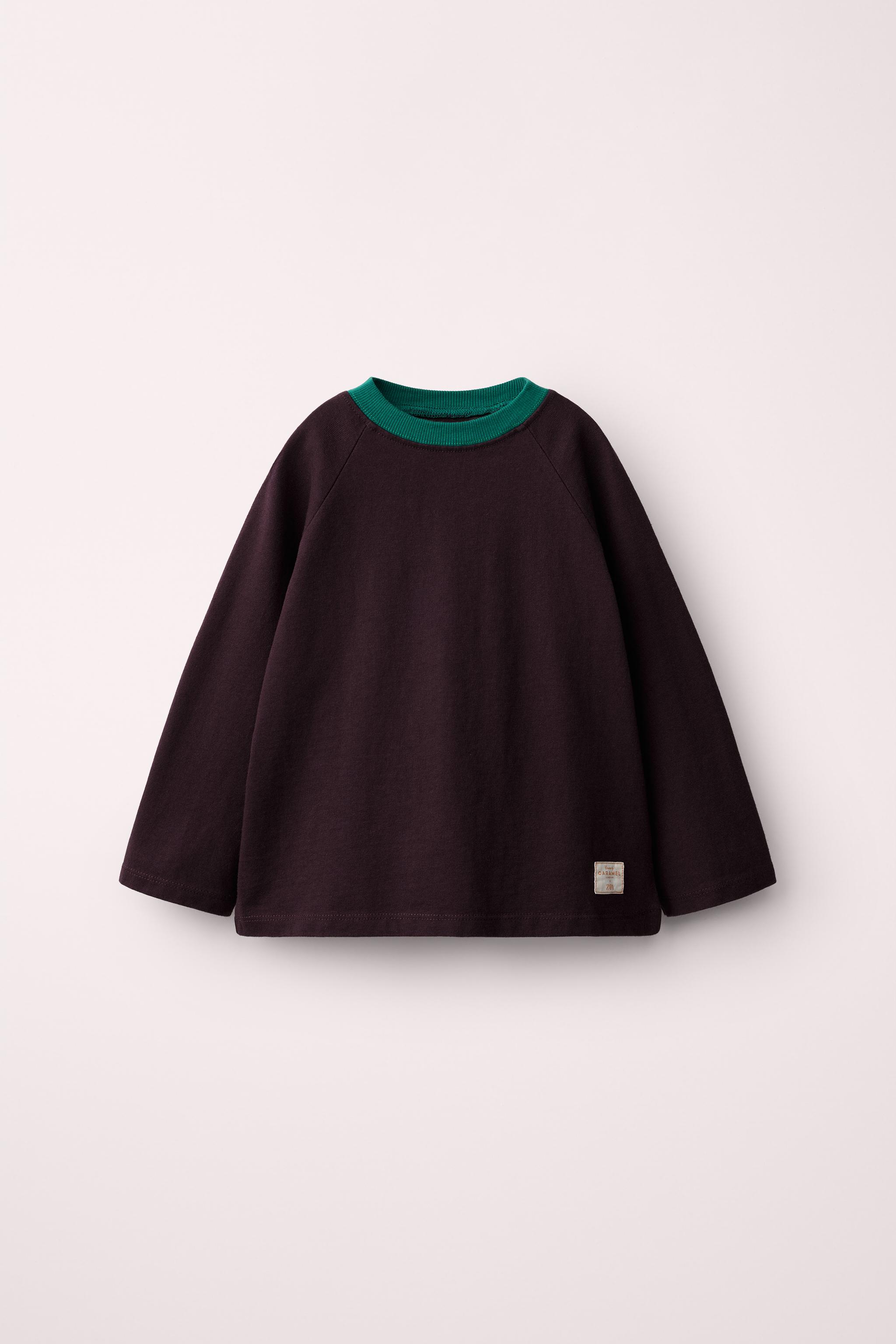 CAMISETA CUELLO CONTRASTE CREATED BY CARAMEL LONDON X ZARA