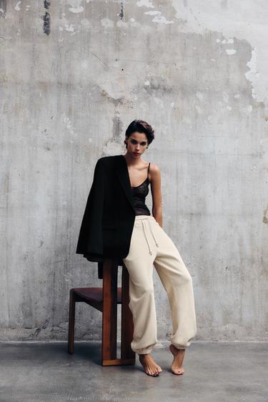 БОДИ ИЗ КРУЖЕВА НА БРЕТЕЛЯХ — ЧЕРНЫЙ от Zara — изображение 0