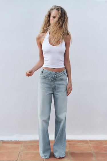 Zara HALTER TOP - White - Image 0