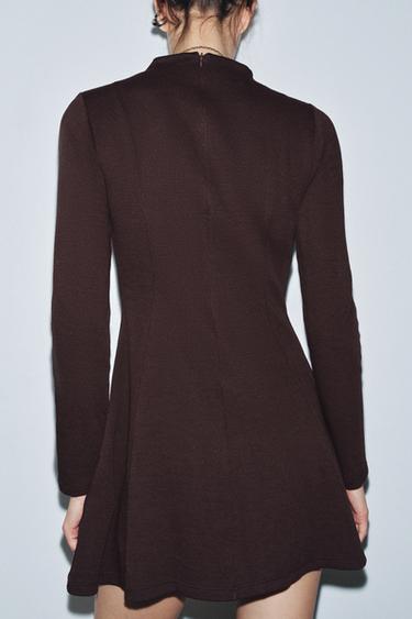 ROBE COURTE SKATER - Marron de Zara - Image 2