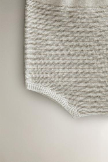 BLOOMER ENFANT COTON ET SOIE - Beige clair de Zara - Image 2