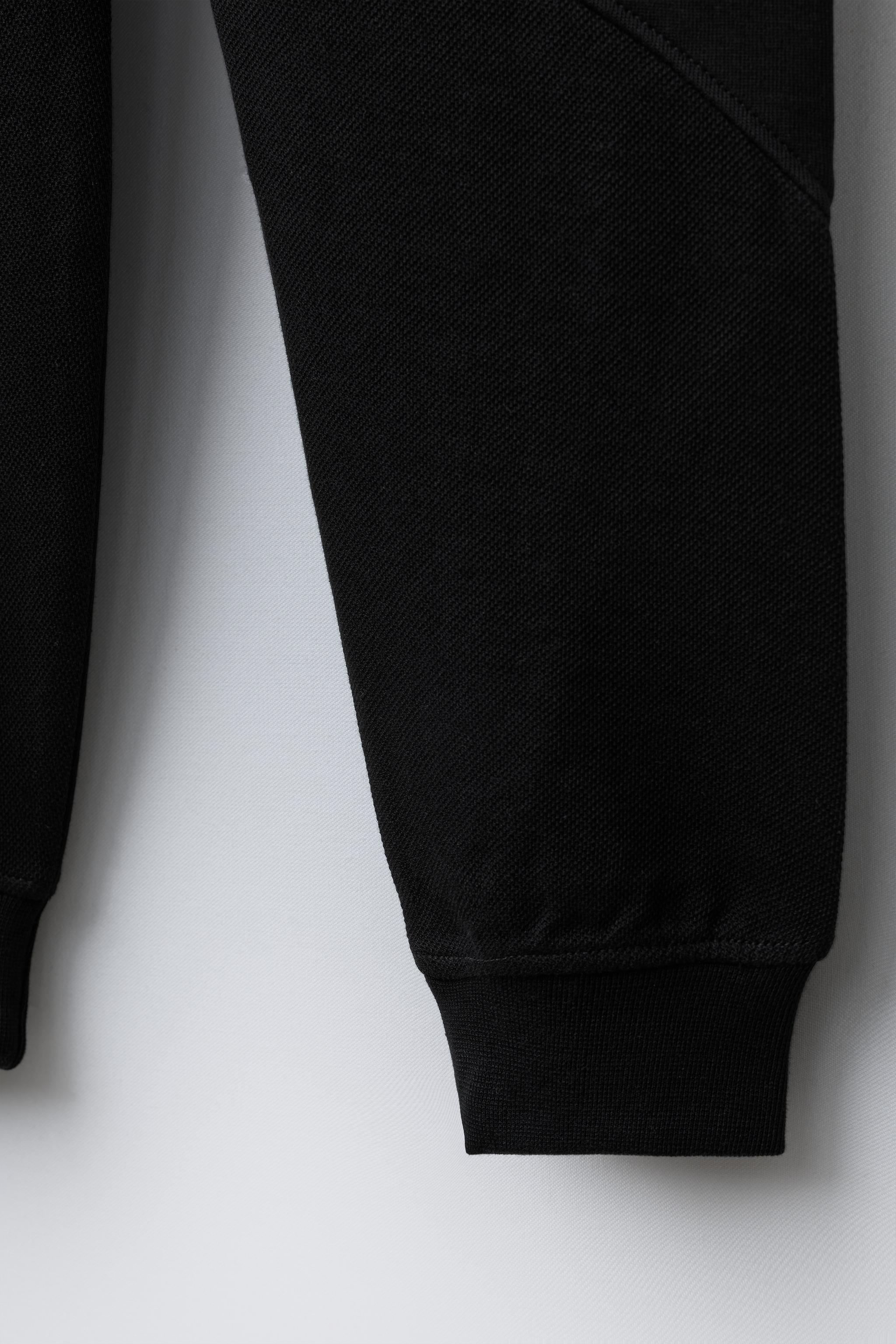 PIQUÉ COMBINATION INTERLOCK PLUSH PANTS