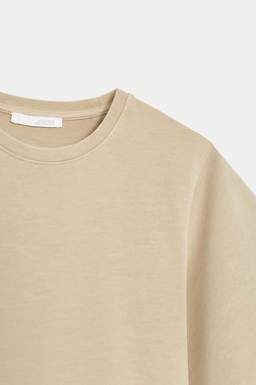 ROBE MIDI COTON - Camel moyen de Zara - Image 7