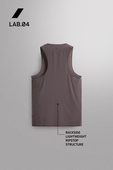 LIGHTWEIGHT RUNNING TANK TOP - Purple by Zara - Image 6