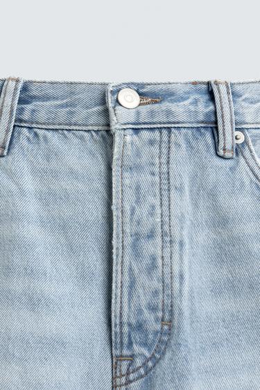 BERMUDA EN DENIM STRAIGHT FIT - Bleu clair de Zara - Image 9