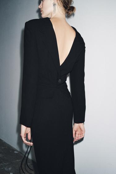 ZW COLLECTION LIMITED EDITION SASH COAT DRESS - Black by Zara - Image 3