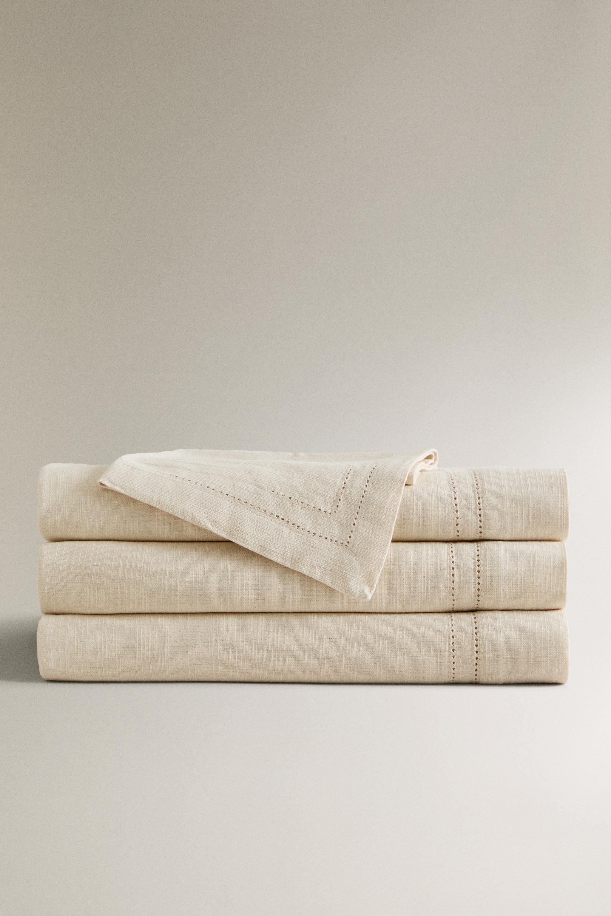 ZARAHOME テーブルクロス ポルトガル製コットン 170×250cm