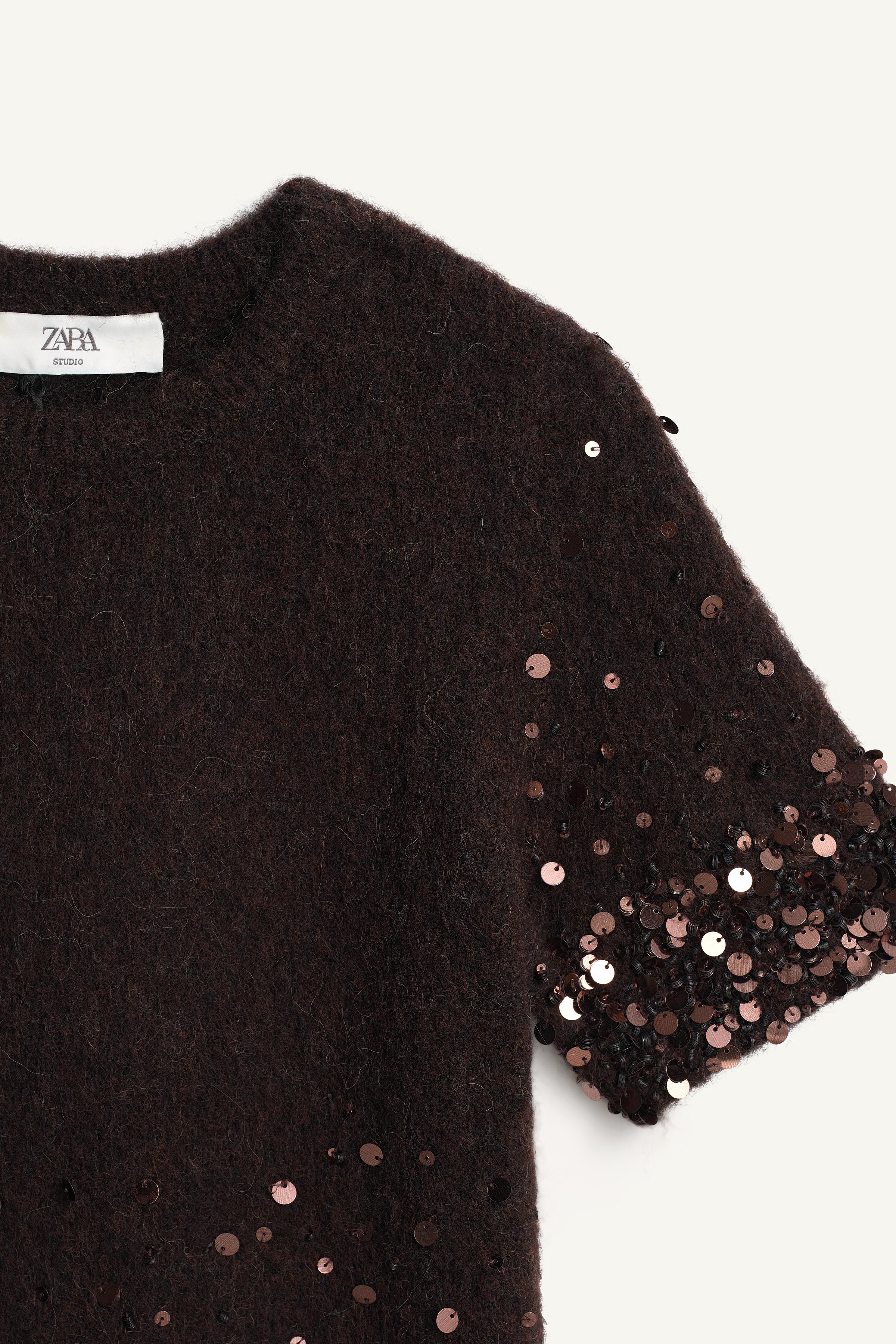 PULL AVEC LAINE ET ALPAGA SEQUINS LIMITED EDITION