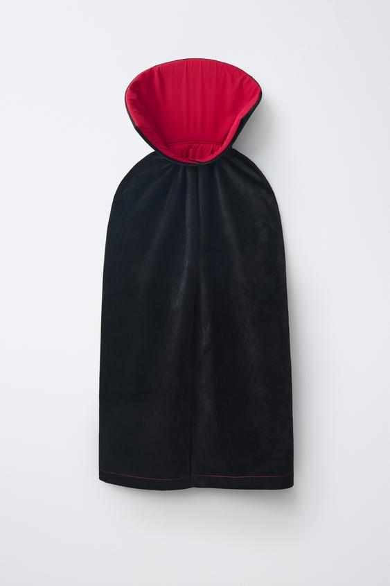 Детская накидка Zara Vampire Costume Cape, цвет: Чёрный