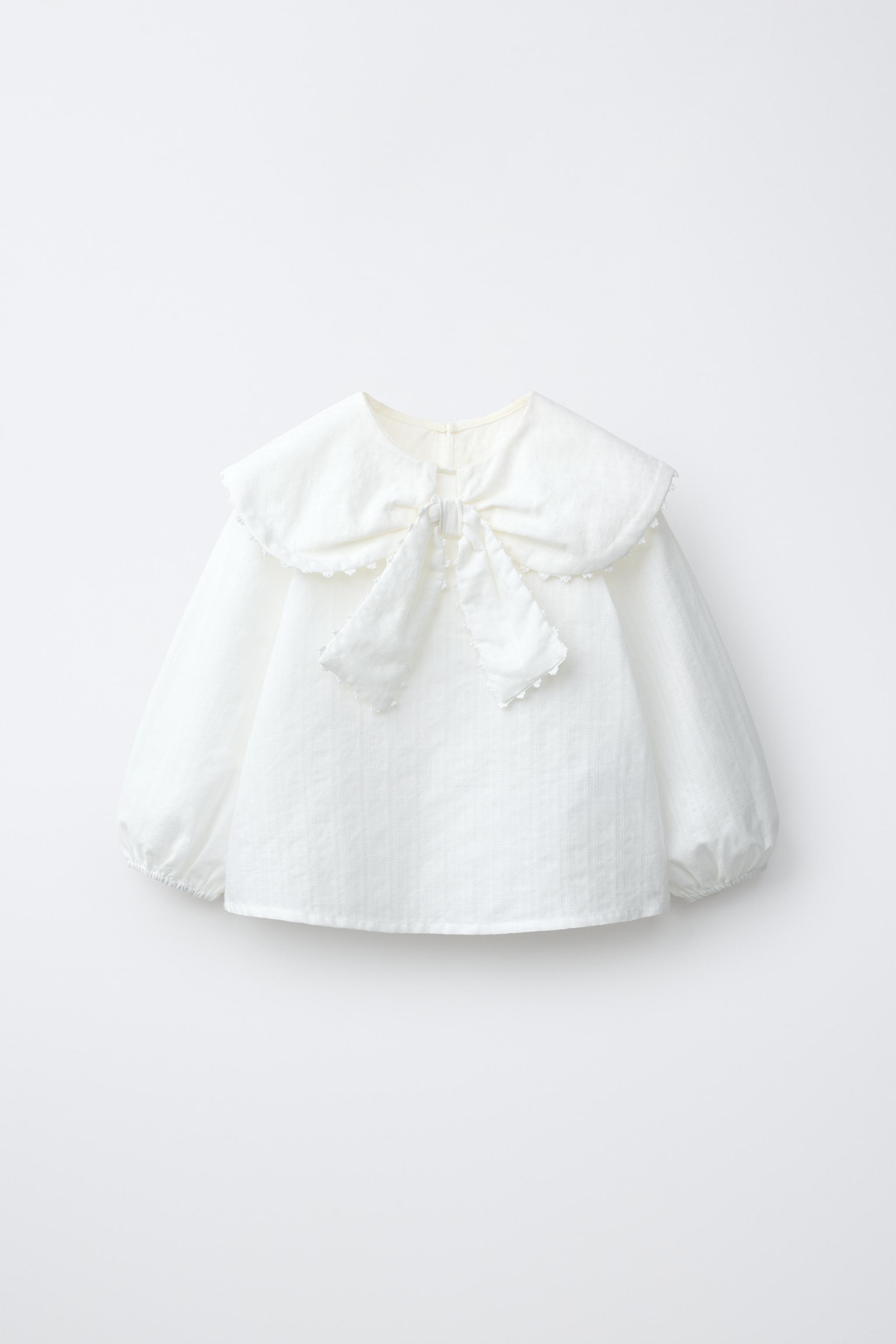 PLUMETI PETER PAN COLLAR SHIRT — White