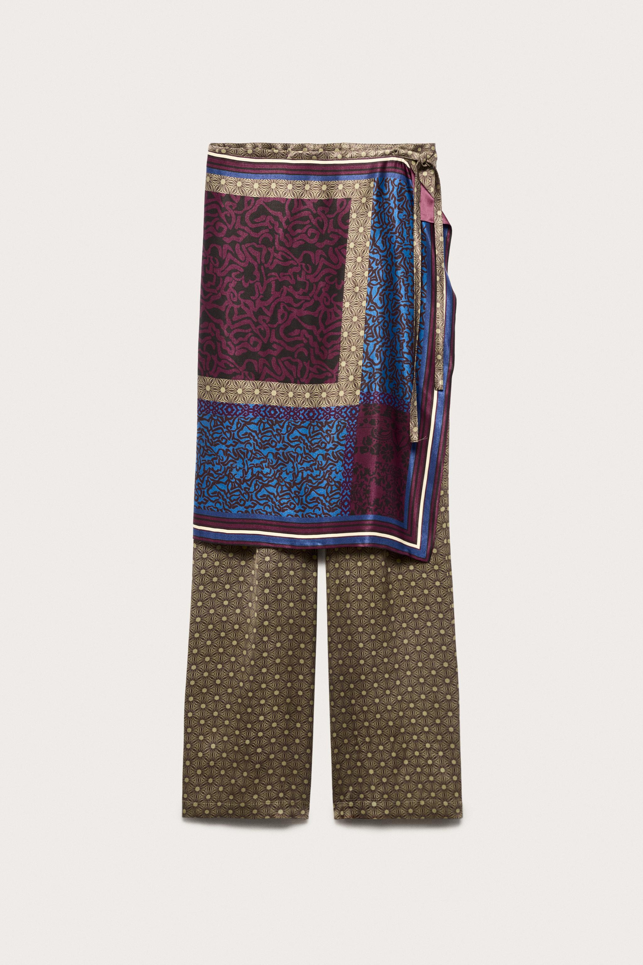 LIMITED EDITION MIXED PRINT SARONG PANTS