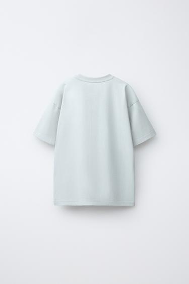 JOGGING SLOGAN T-SHIRT - Mint by Zara - Image 1