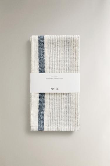 TORCHON CUISINE WAFFLE - Beige clair de Zara - Image 3