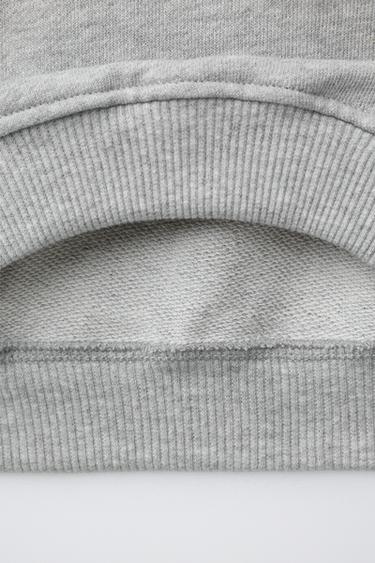 BASQUIAT® SWEATSHIRT - Grey marl by Zara - Image 4