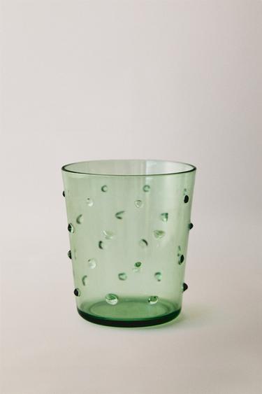 ACRYLIC TUMBLER WITH POLKA DOTS - Green by Zara