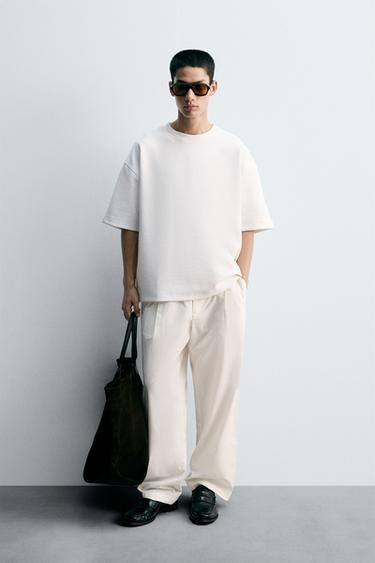 INTERLOCK LABEL SWEATSHIRT - White by Zara