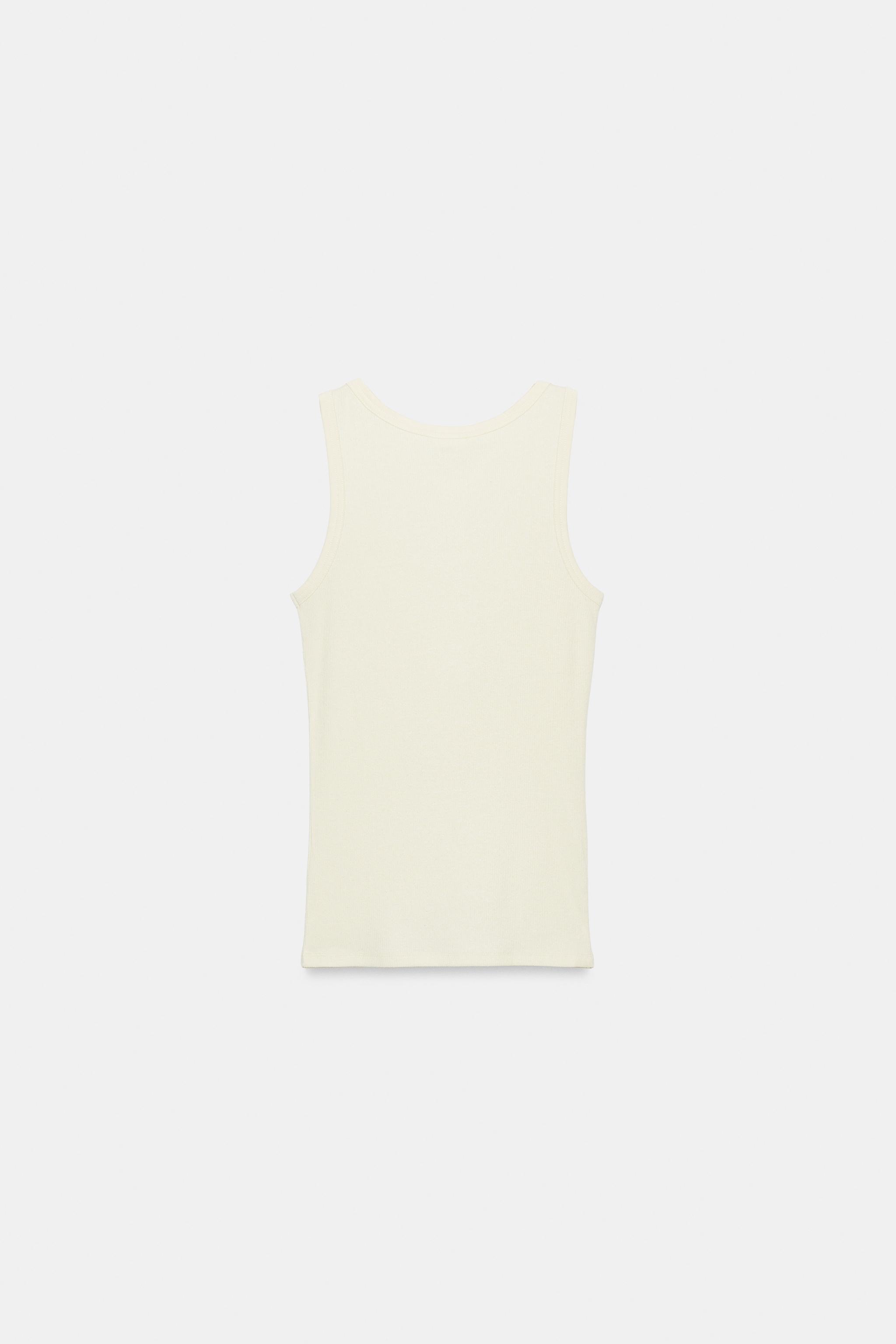 LINEN BLEND BUTTON-FRONT T-SHIRT
