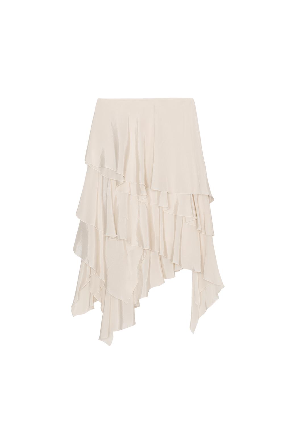 ZW COLLECTION FLOWY RUFFLED SKIRT - image 3