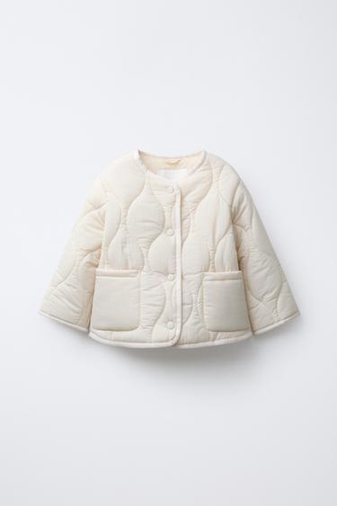 WATER-REPELLENT PADDED JACKET - Ecru by Zara
