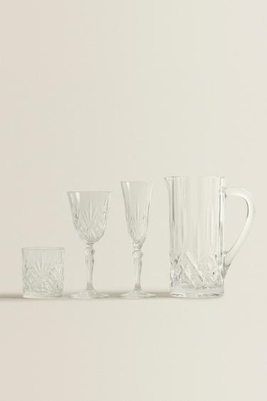 CRYSTALLINE TUMBLER WITH RAISED DESIGN - 990 by Zara - Image 5