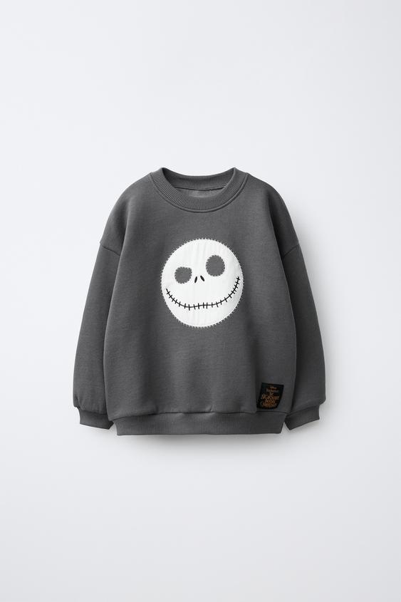 SUDADERA BORDADA THE NIGHTMARE BEFORE CHRISTMAS © DISNEY - Negro de Zara - Imagen 0