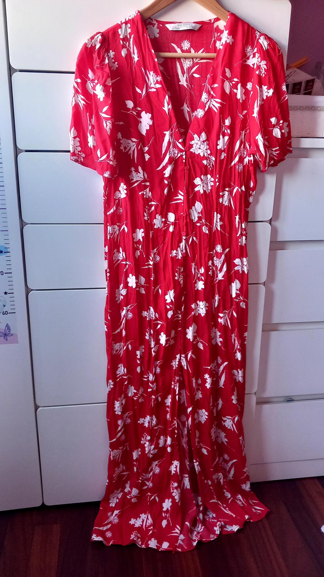 LONG FLORAL PRINT DRESS - Image 2