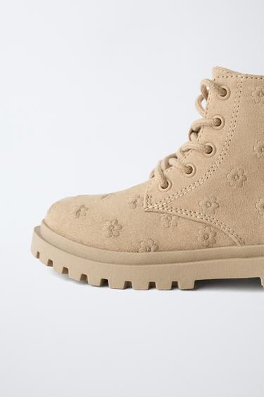 BOTTES FLEURS - Marron sable de Zara - Image 5