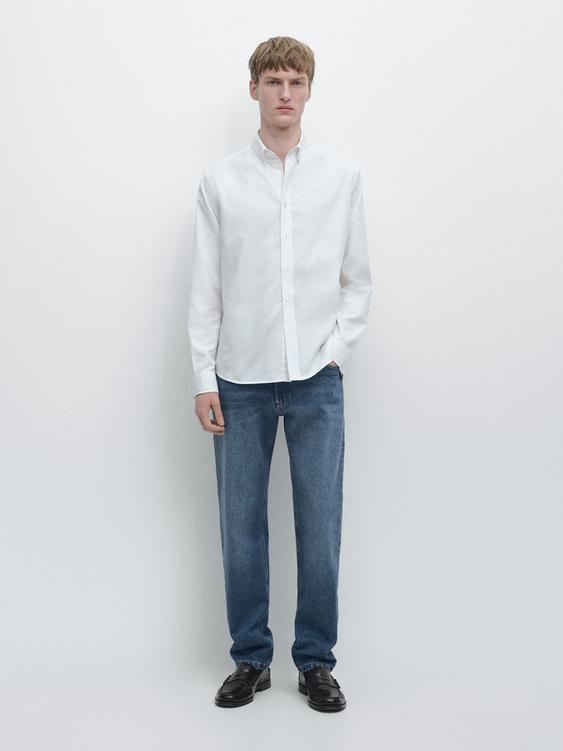 Regular fit cotton shirt