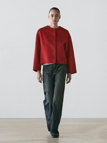 Zara Wool blend jacket with seams - 599 - Image 0