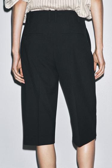 ZW COLLECTION LONG BERMUDA SHORTS - Black by Zara - Image 2