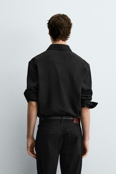 CHEMISE FLUIDE LIMITED EDITION - Noir de Zara - Image 2