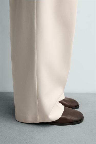 CHAUSSURES EN CUIR CHIC ÉDITION LIMITÉE - Marron de Zara - Image 1