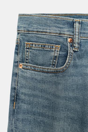 ZW COLLECTION MID-WAIST BOOTCUT JEANS - Blue by Zara - Image 7