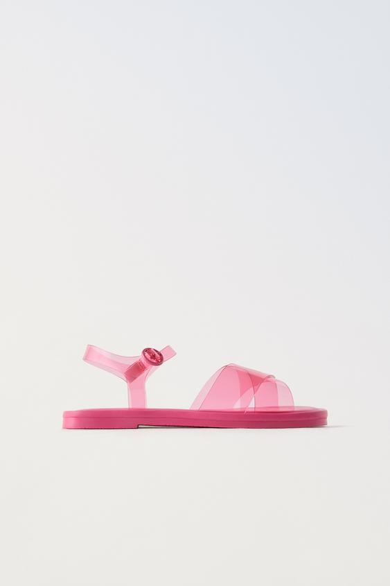 VINYL SANDALS - Pink | ZARA Spain