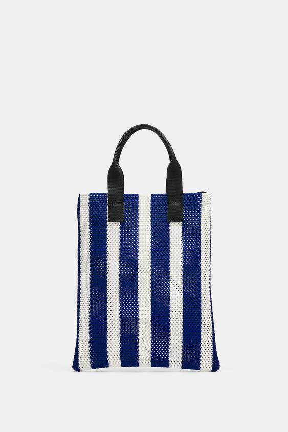 PERFORATED EFFECT MINI SHOPPER BAG from Zara - $39.90