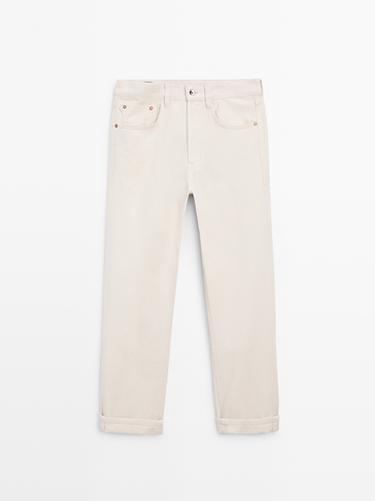Zara Selvedge fit jeans - Ecru