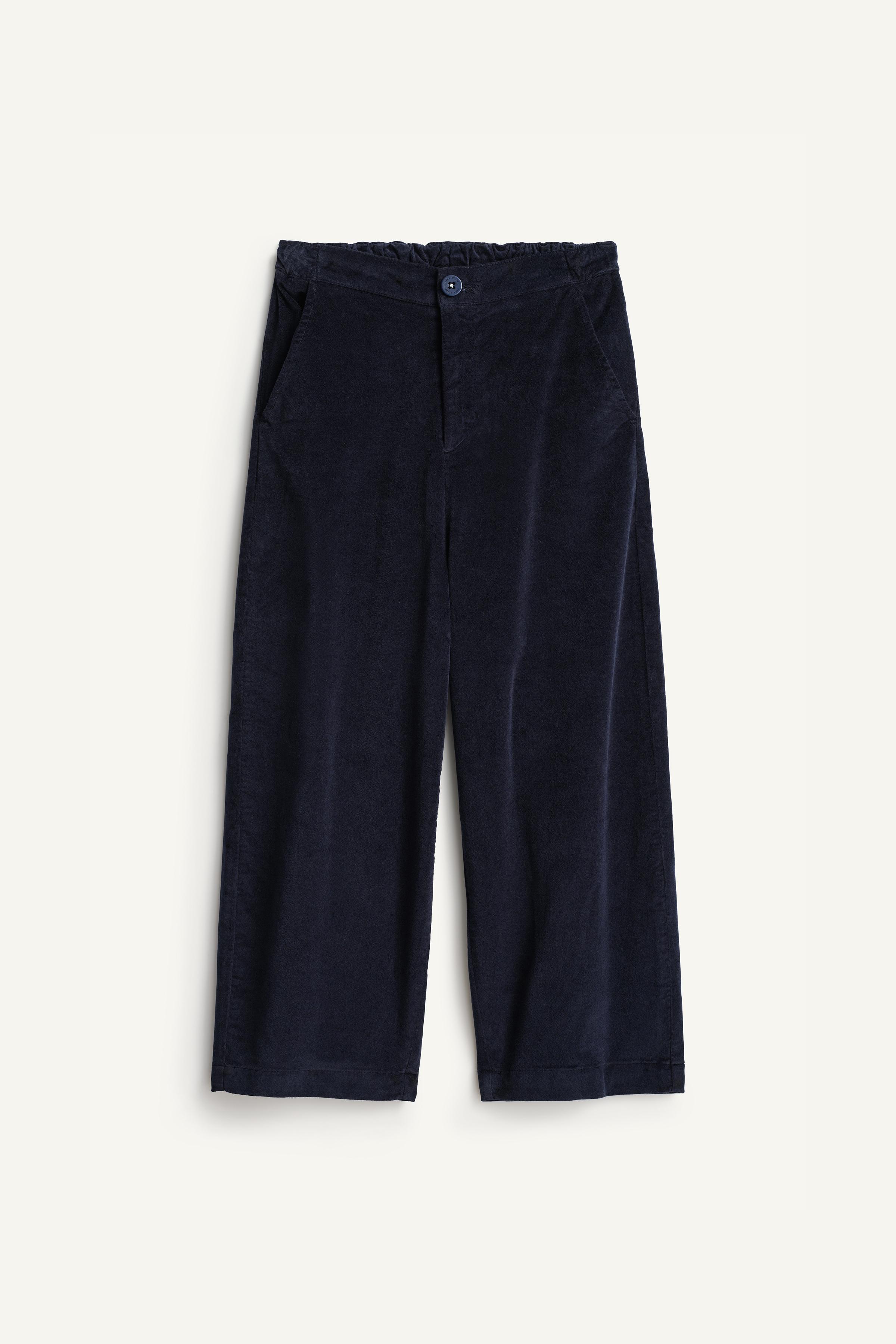 LIMITED EDITION VELVET BAGGY PANTS WITH MODAL