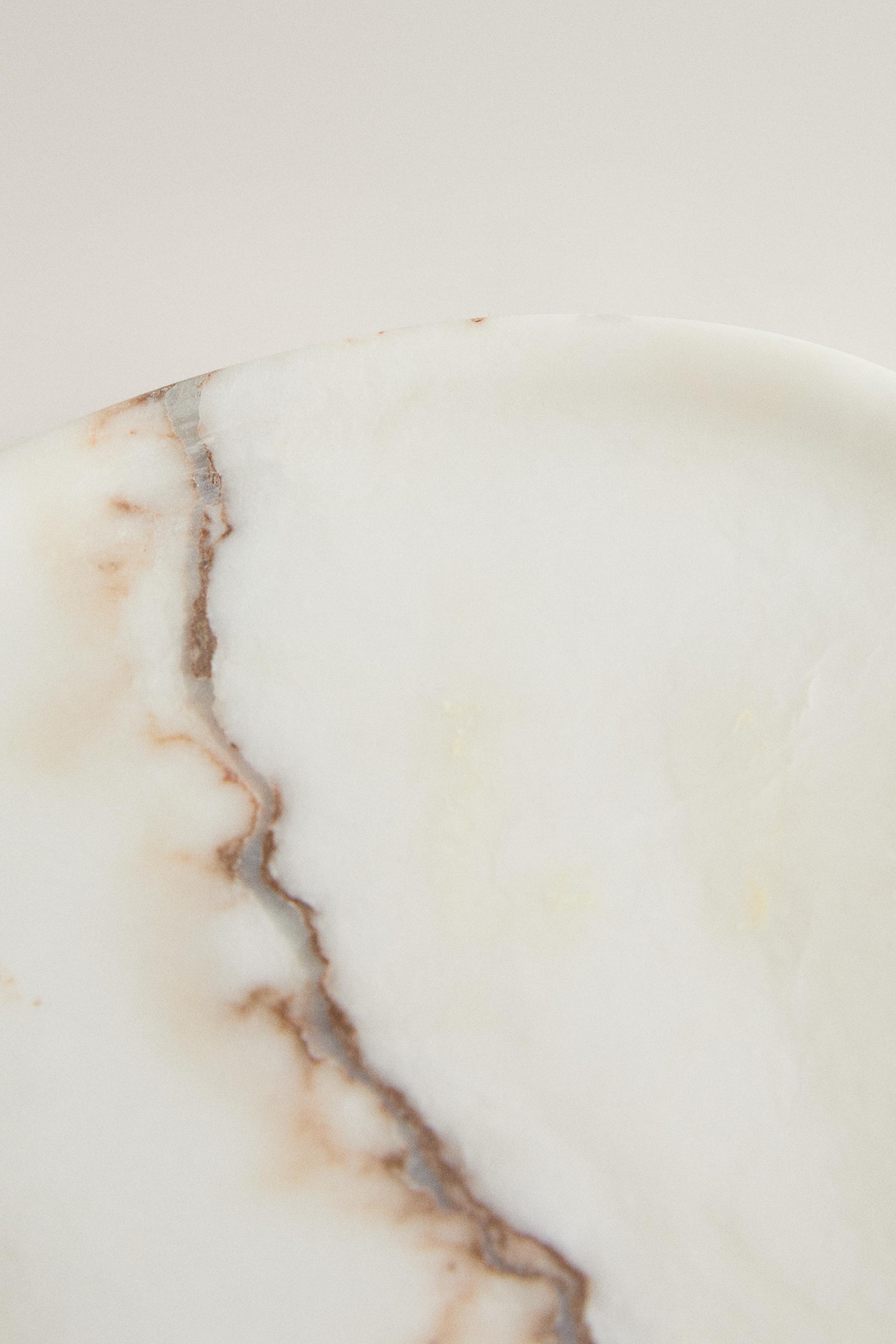 OVAL ALABASTER TRAY