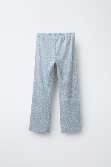 6-14 ANS/ PYJAMA À NŒUD EFFET FOURRURE - Bleu clair de Zara - Image 4